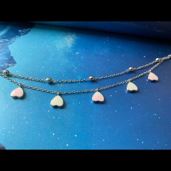 NEW Lovely heart pink bracelet - Picture 2 of 4